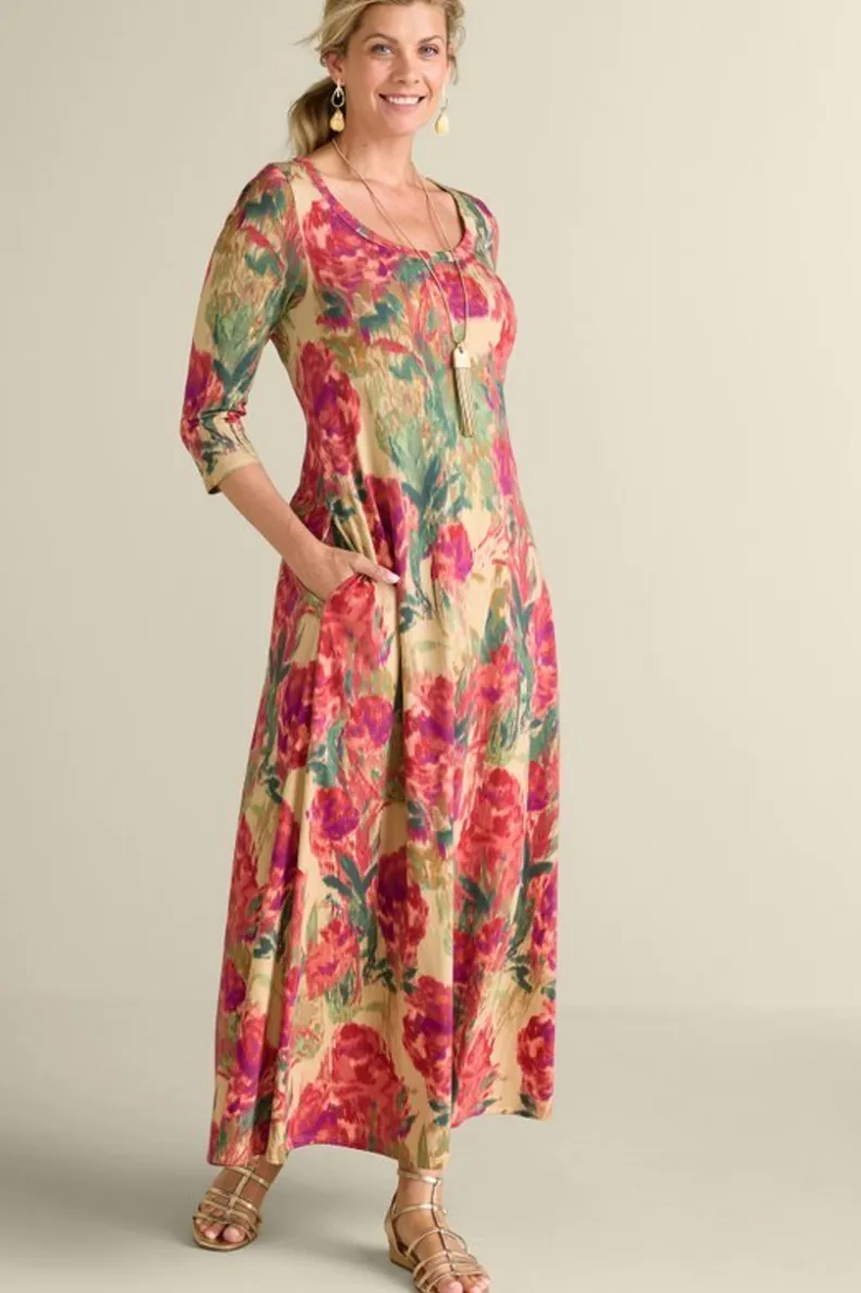 Soft Surroundings Santiago 3/4 Sleeve Dress| Dresses