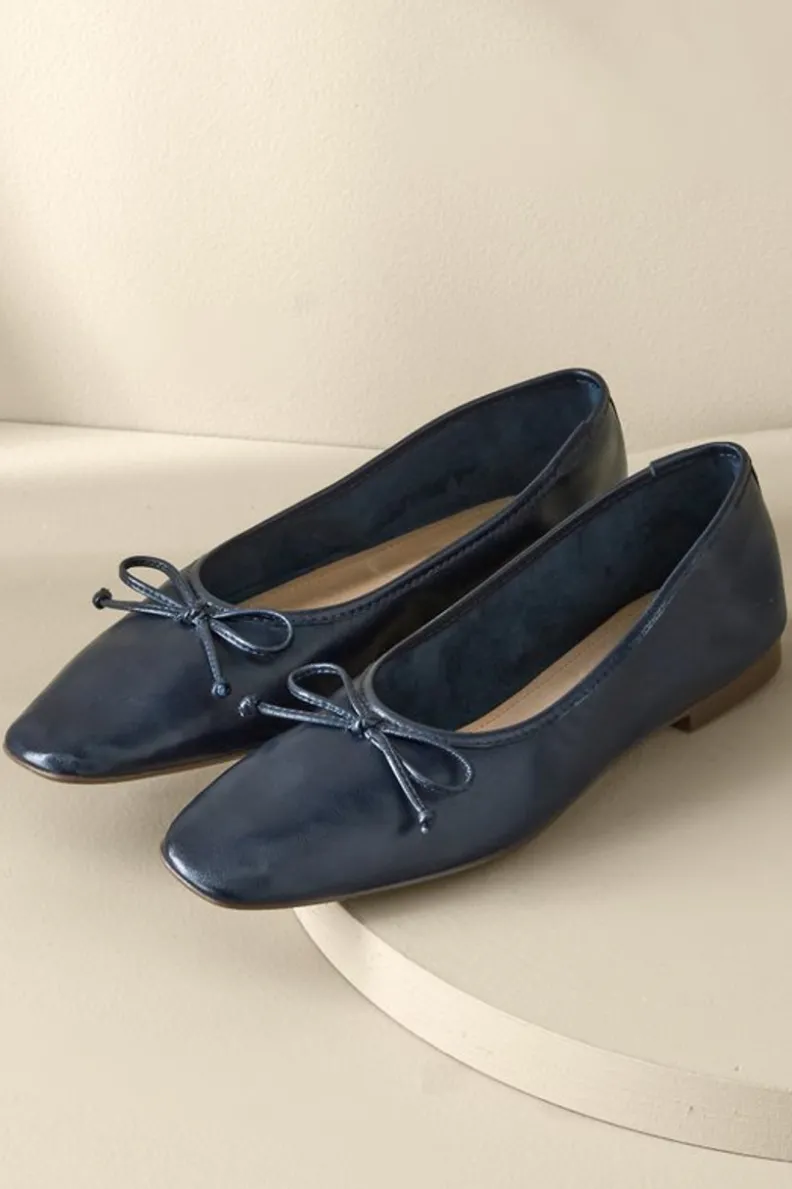 Soft Surroundings Schutz Arissa Bow Ballet Flat| Shoes