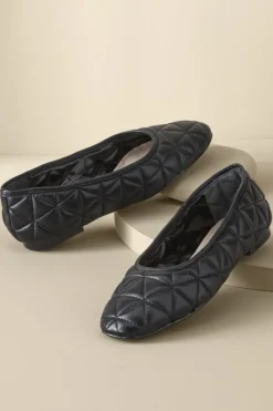 Soft Surroundings Schutz Arissa Quilted Ballet Flat| Shoes