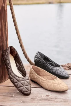 Soft Surroundings Schutz Arissa Quilted Ballet Flat| Shoes