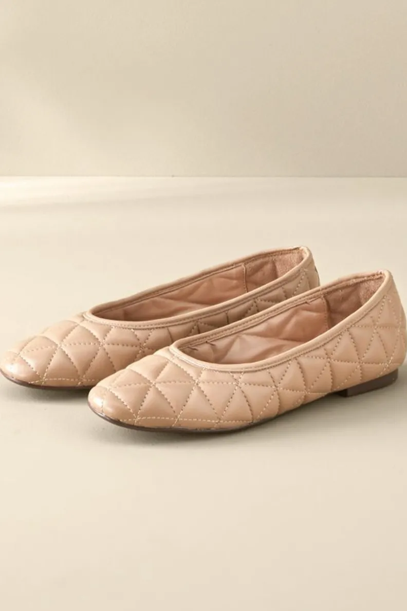 Soft Surroundings Schutz Arissa Quilted Ballet Flat| Shoes