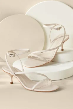 Soft Surroundings Schutz Helene Kitten Heel Sandal| Shoes