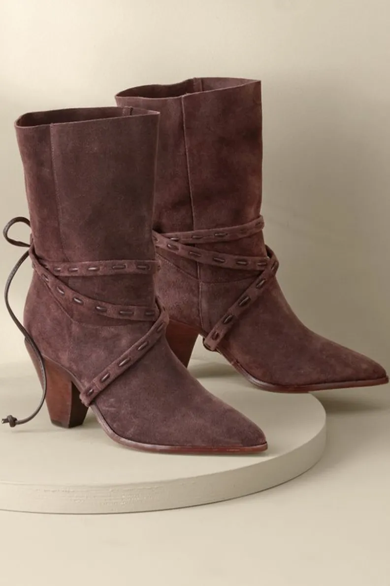Soft Surroundings Schutz Portia Belted Bootie| Shoes