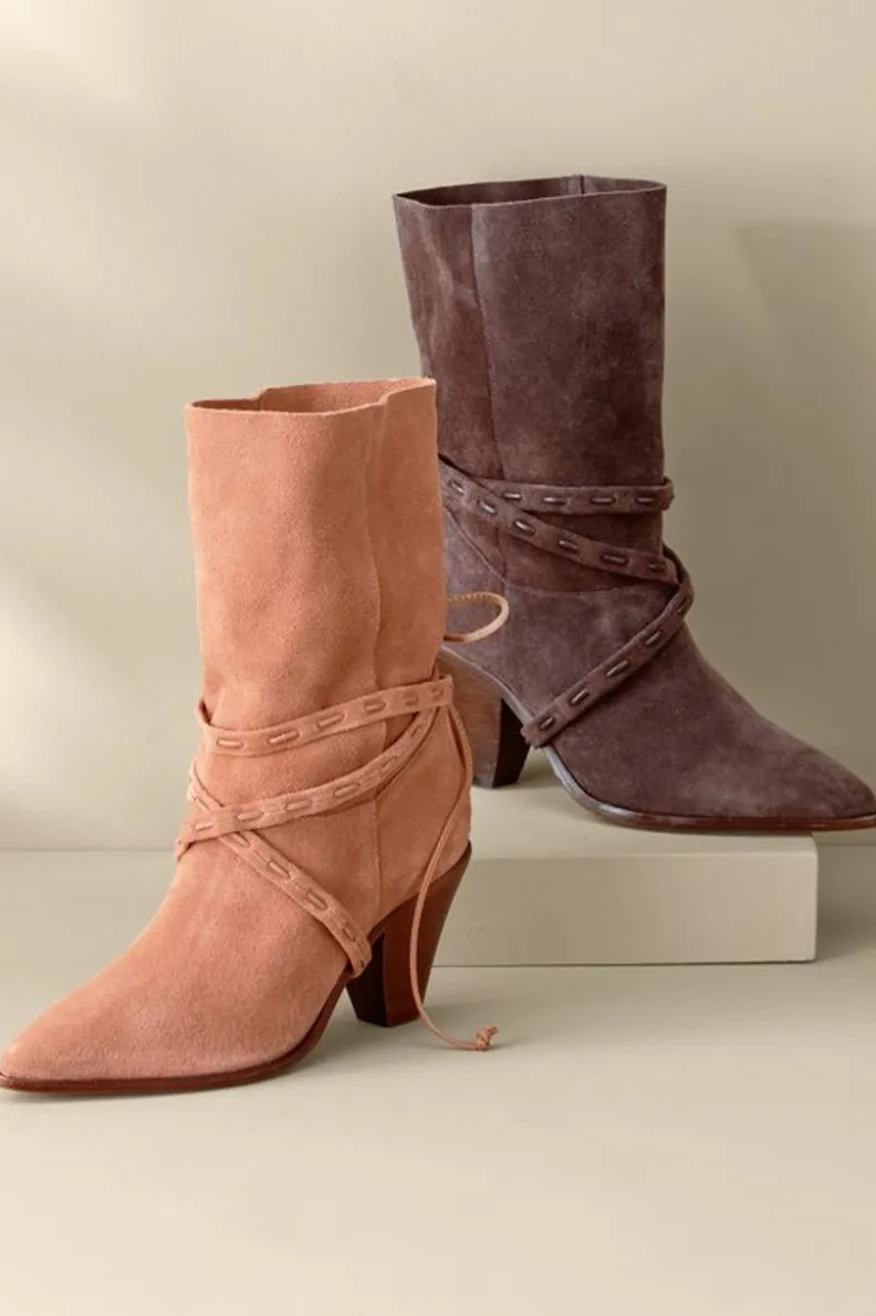 Soft Surroundings Schutz Portia Belted Bootie| Shoes