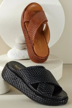 Soft Surroundings Seychelles Key West Platform Slide| Shoes