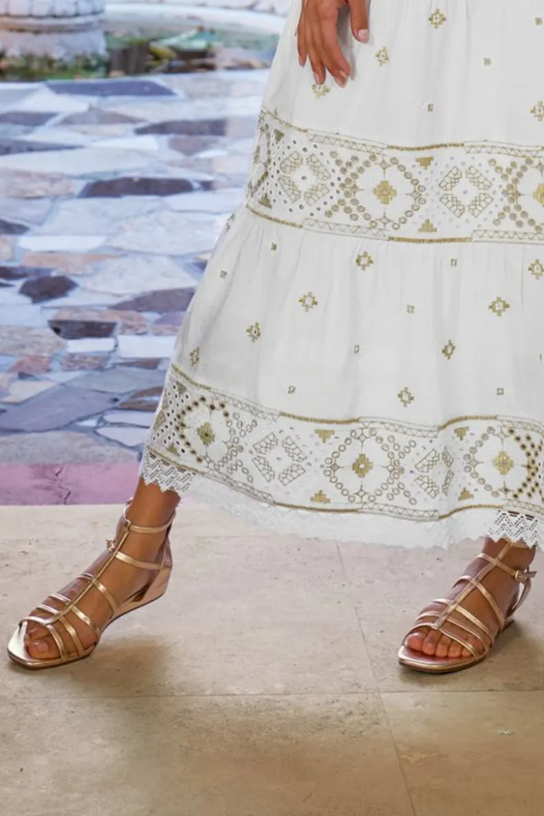 Soft Surroundings Seychelles Luxurious Strappy Sandal| Shoes