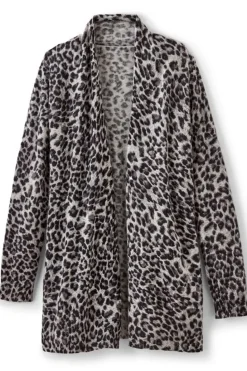 Soft Surroundings Sibyl Cashmere Printed Cardigan| Tops|Sweaters & Cardigans