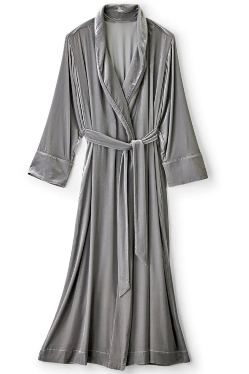 Soft Surroundings Silk Velvet Robe| Sleepwear & Lounge