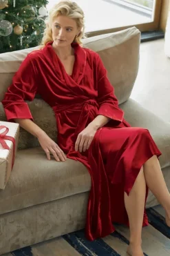 Soft Surroundings Silk Velvet Robe| Sleepwear & Lounge