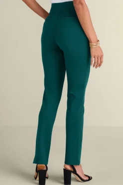 Soft Surroundings Soft Essential Ponte Slim Leg Pants| Pants