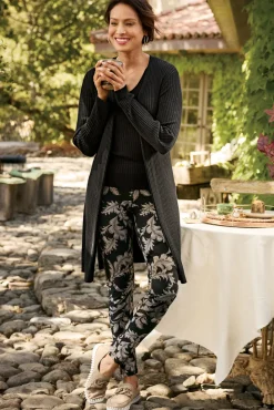 Soft Surroundings Soft Essential Ribbed Long Cardi| Tops|Sweaters & Cardigans