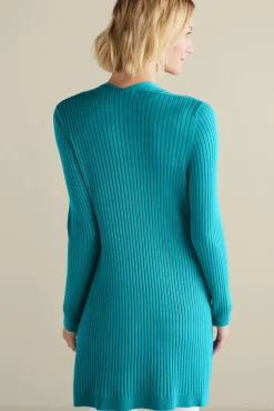 Soft Surroundings Soft Essential Ribbed Long Cardi| Tops|Sweaters & Cardigans