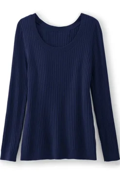 Soft Surroundings Soft Essential Ribbed Pullover Sweater| Tops|Sweaters & Cardigans