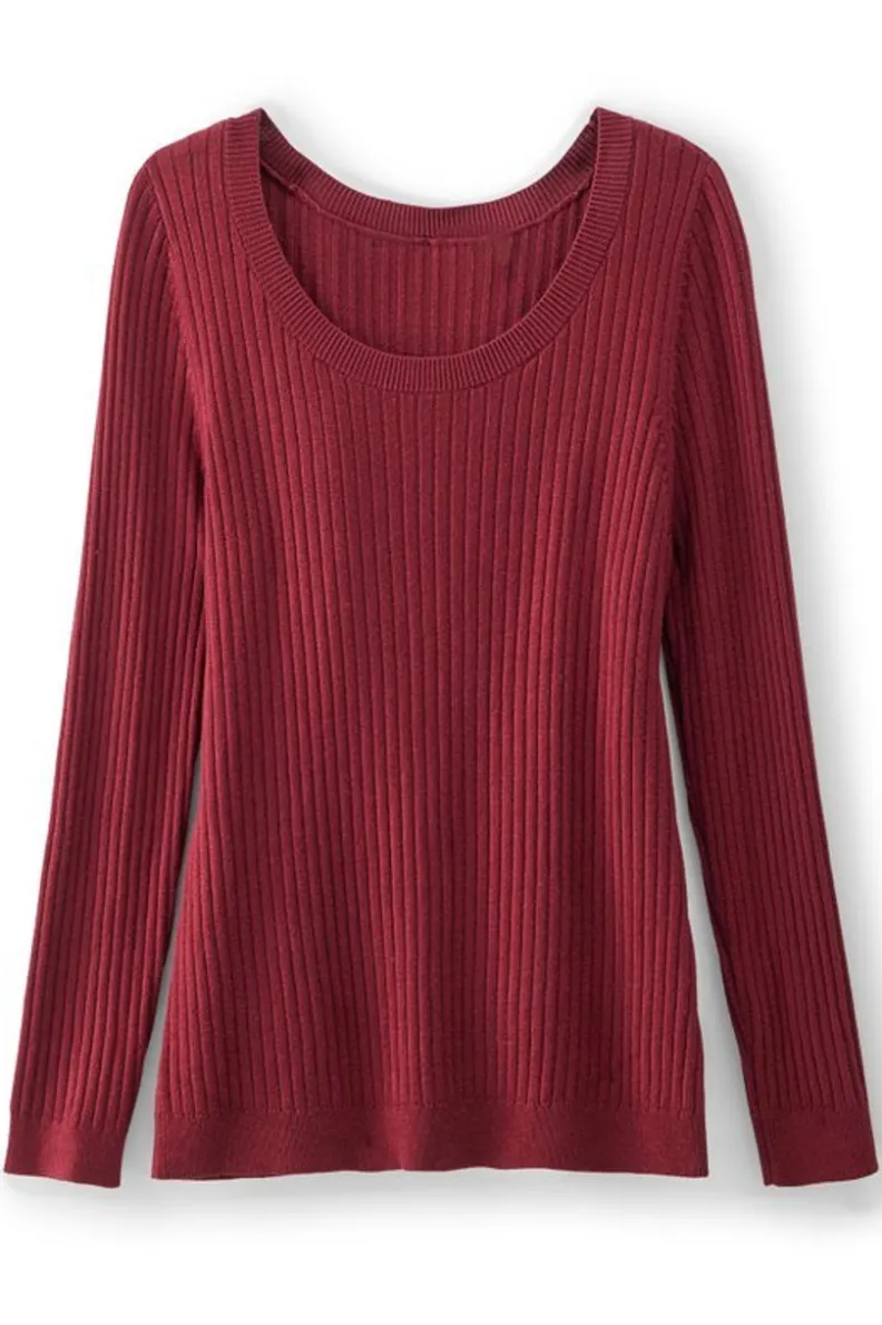 Soft Surroundings Soft Essential Ribbed Pullover Sweater| Tops|Sweaters & Cardigans