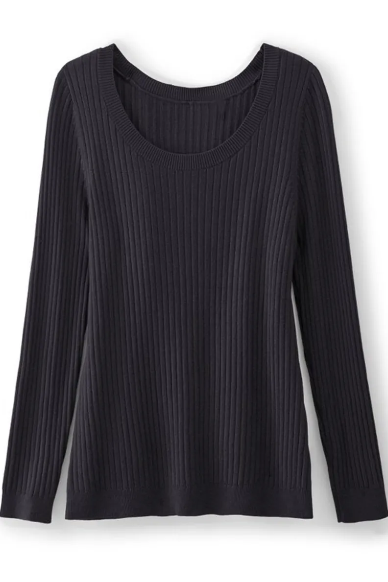Soft Surroundings Soft Essential Ribbed Pullover Sweater| Tops|Sweaters & Cardigans
