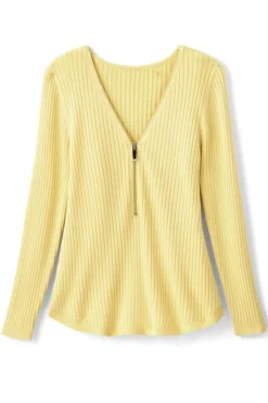 Soft Surroundings Soft Essential Ribbed Valentina Sweater| Tops|Sweaters & Cardigans