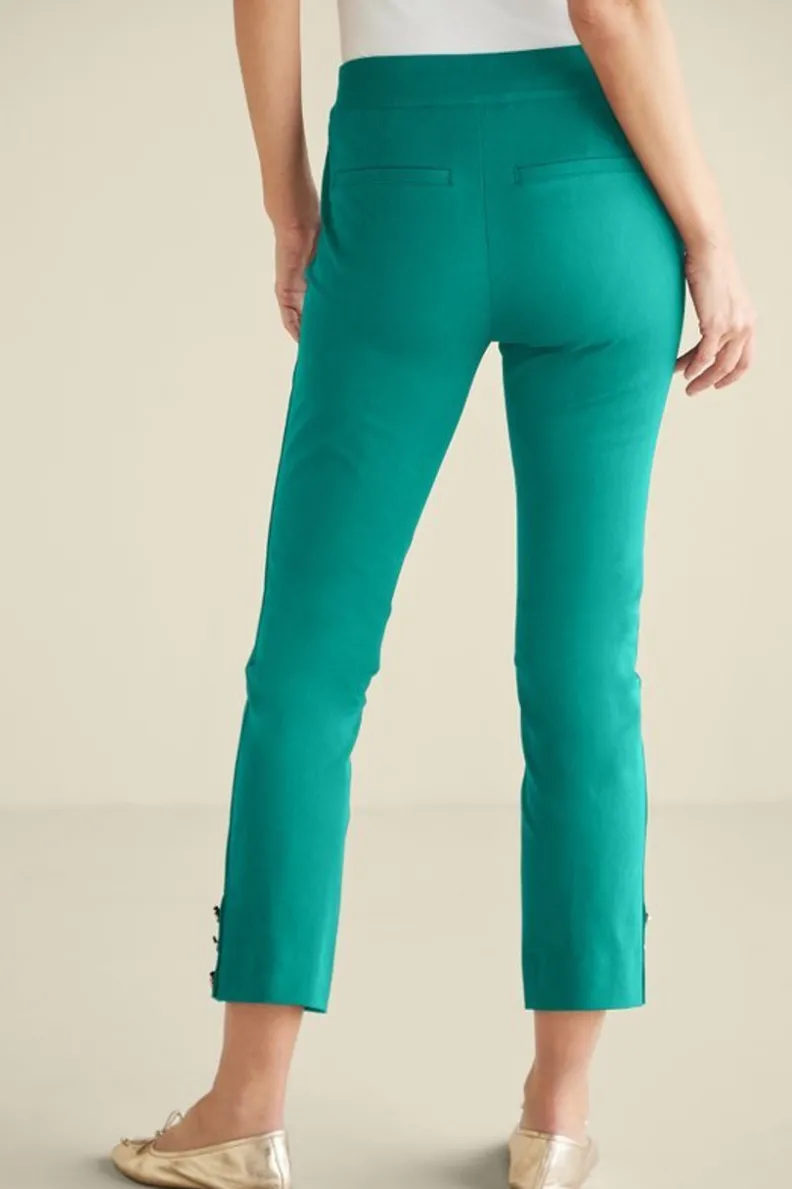 Soft Surroundings Soft Essential Superla Slim Leg Crop Pants| Pants