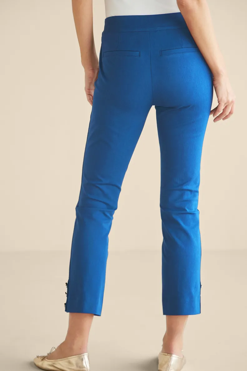 Soft Surroundings Soft Essential Superla Slim Leg Crop Pants| Pants