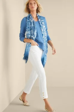 Soft Surroundings Soft Essential Superla Slim Leg Crop Pants| Pants