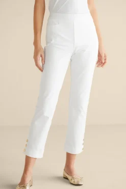Soft Surroundings Soft Essential Superla Slim Leg Crop Pants| Pants