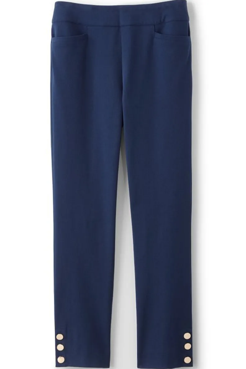 Soft Surroundings Soft Essential Superla Slim Leg Crop Pants| Pants
