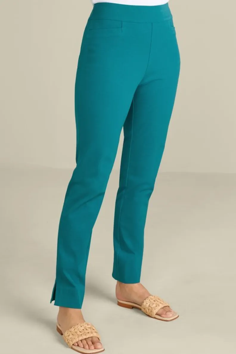 Soft Surroundings Soft Essential Superla Slim Leg Pants| Pants