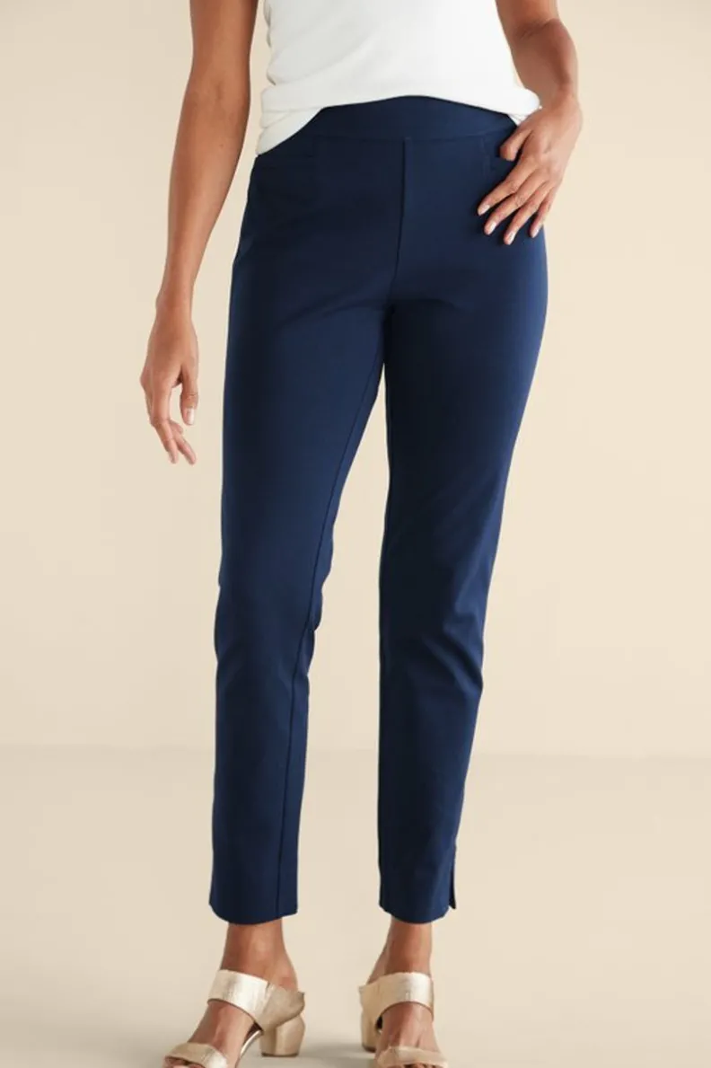 Soft Surroundings Soft Essential Superla Slim Leg Pants| Pants