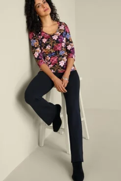 Soft Surroundings Soft Essential Supima 3/4 Sleeve Tee I| Tops