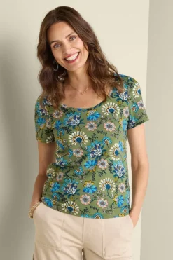 Soft Surroundings Soft Essential Supima Short Sleeve Tee| Tops