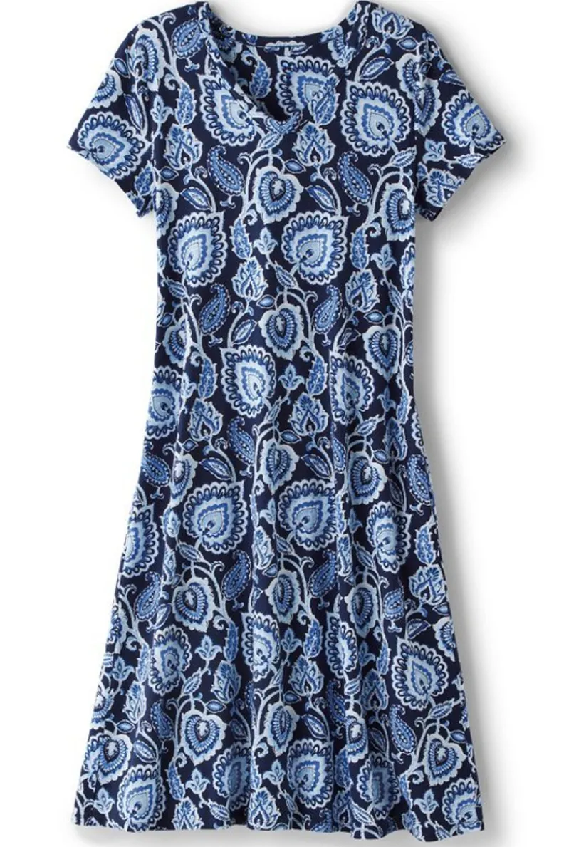 Soft Surroundings Soft Essential Supima T-Shirt Dress| Dresses