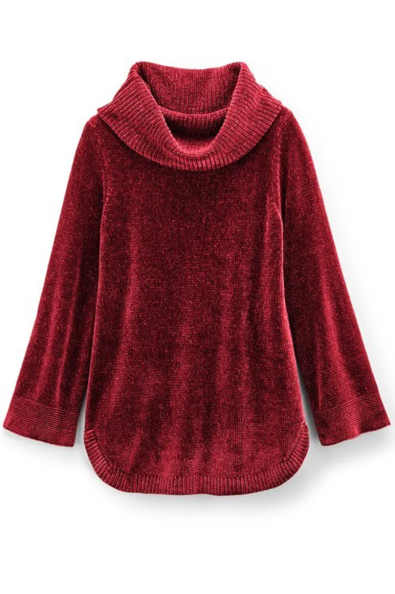 Soft Surroundings Soft Winds Chenille Tunic Sweater| Tops|Sweaters & Cardigans