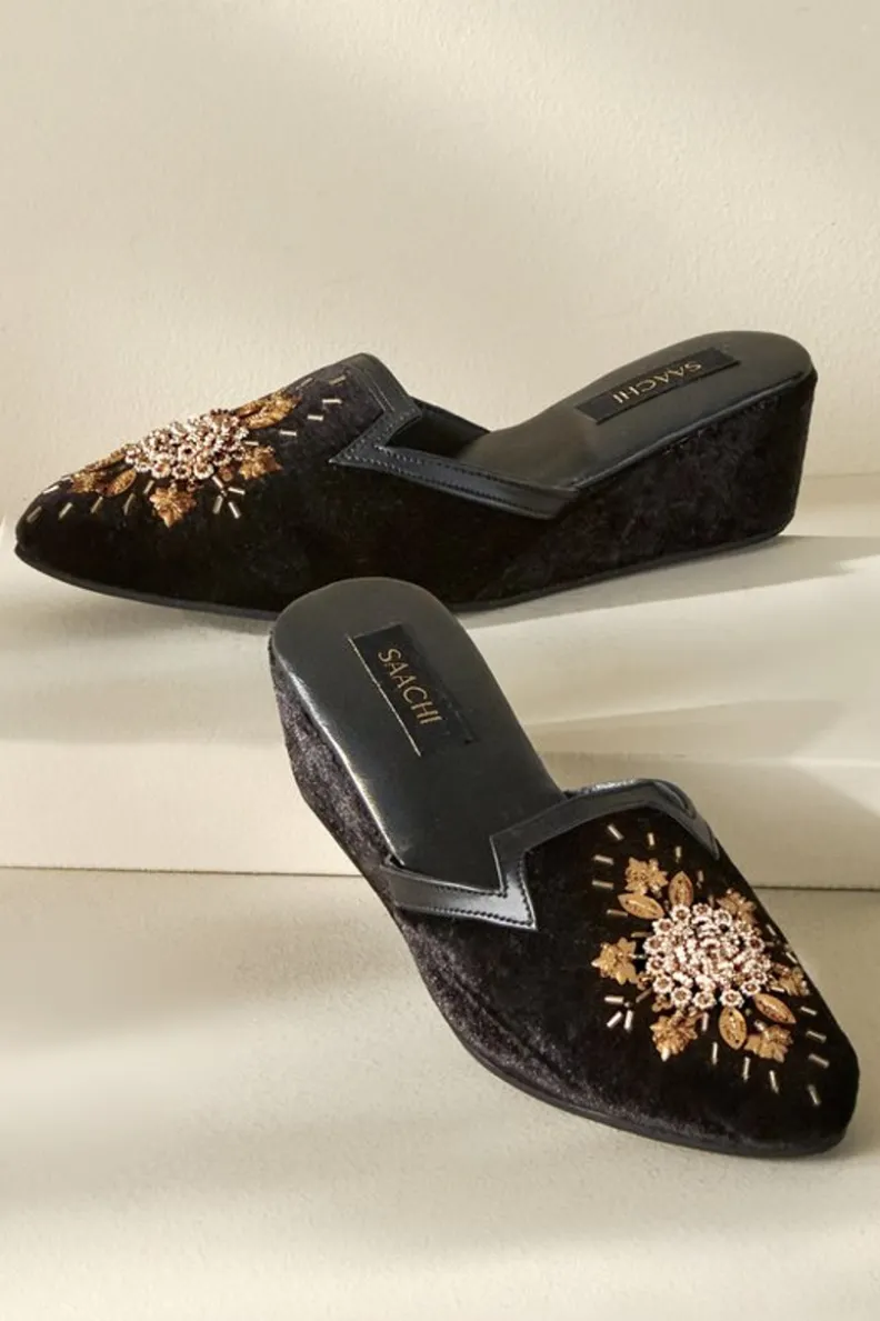 Soft Surroundings Solana Embellished Slide| Shoes
