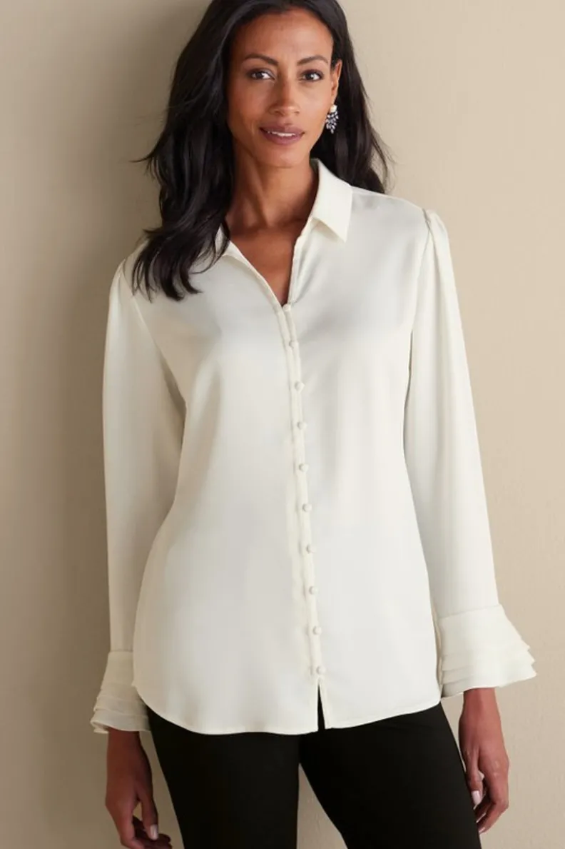 Soft Surroundings Sonnet Blouse| Tops