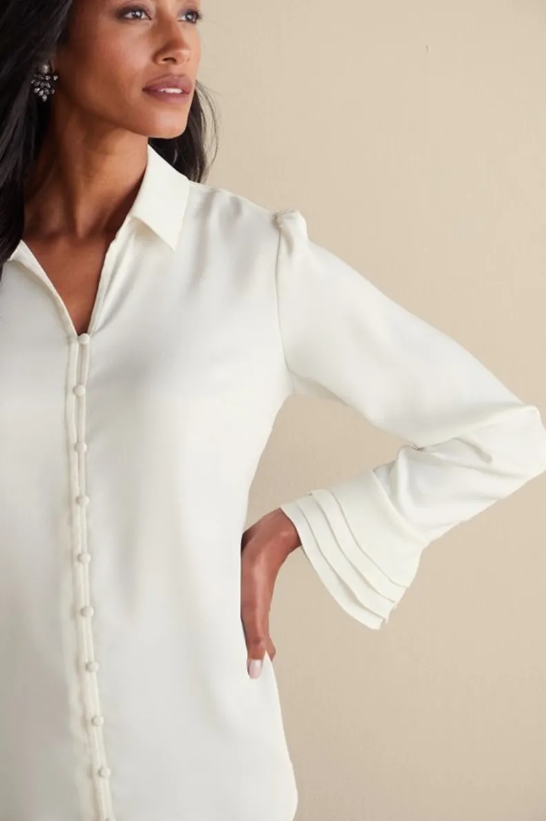 Soft Surroundings Sonnet Blouse| Tops