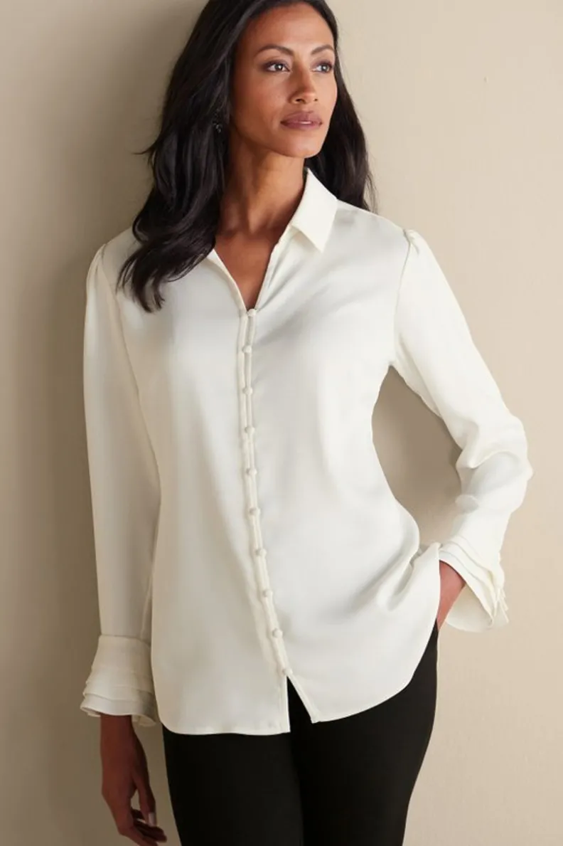 Soft Surroundings Sonnet Blouse| Tops