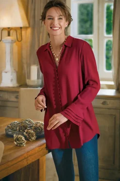 Soft Surroundings Sonnet Blouse| Tops