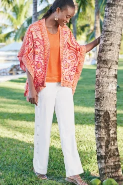 Soft Surroundings Sonoma Linen Blend Wide Leg Pants| Pants