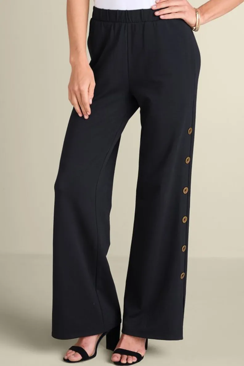 Soft Surroundings Sorrento French Terry Wide Leg Pants| Pants