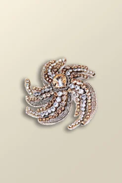 Soft Surroundings Swirl Around Burst Brooch| Jewelry|Necklaces