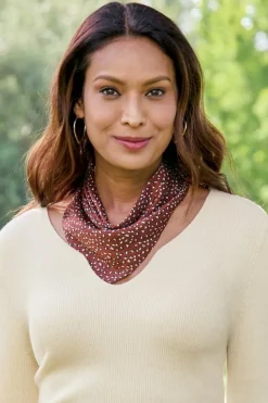 Soft Surroundings Sylvia Silk Square Scarf| Scarves & Wraps