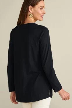 Soft Surroundings Talulla Embroidered Tunic| Tops