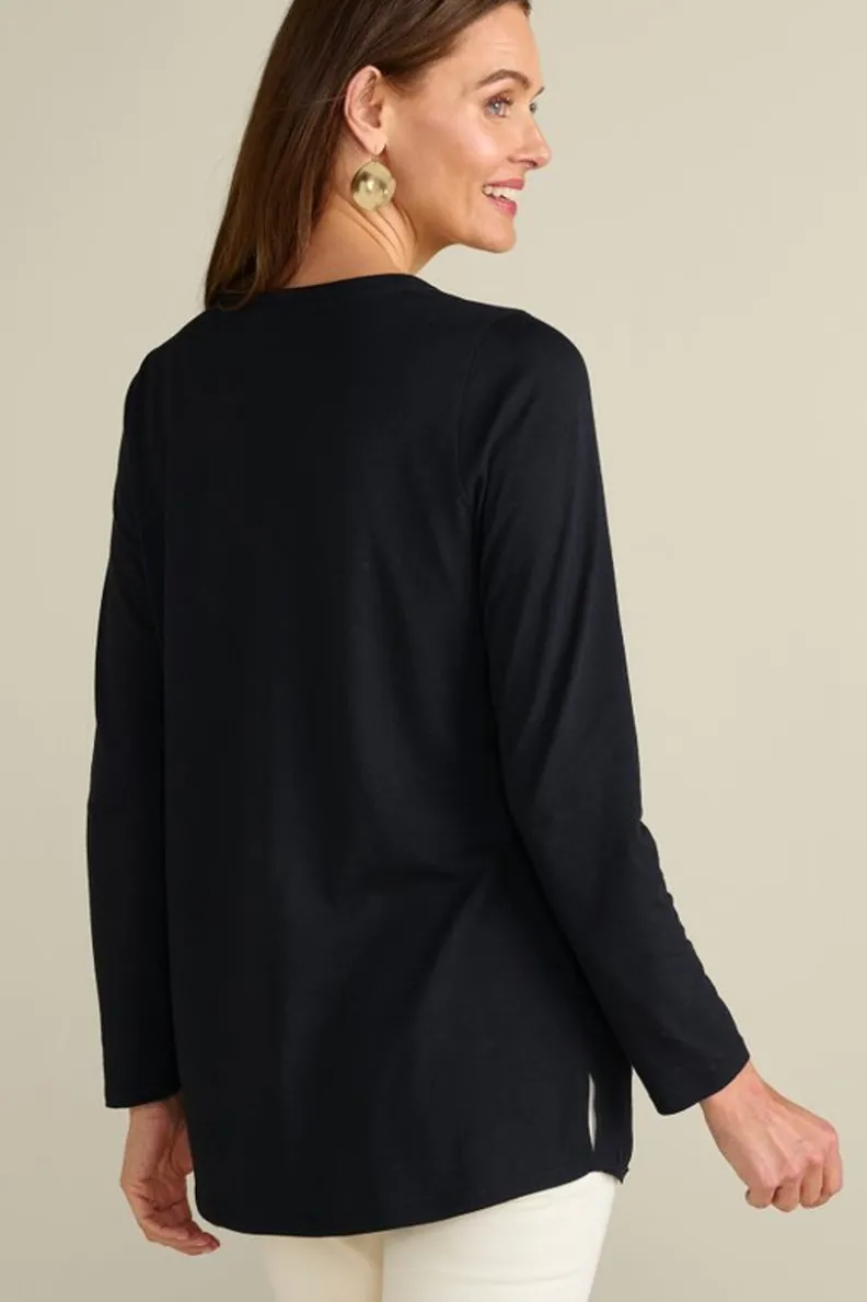 Soft Surroundings Talulla Embroidered Tunic| Tops