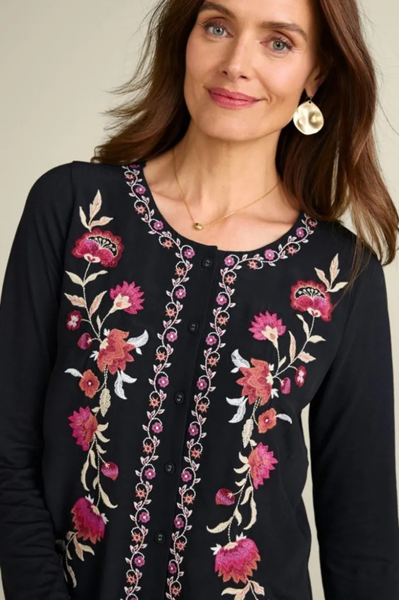 Soft Surroundings Talulla Embroidered Tunic| Tops