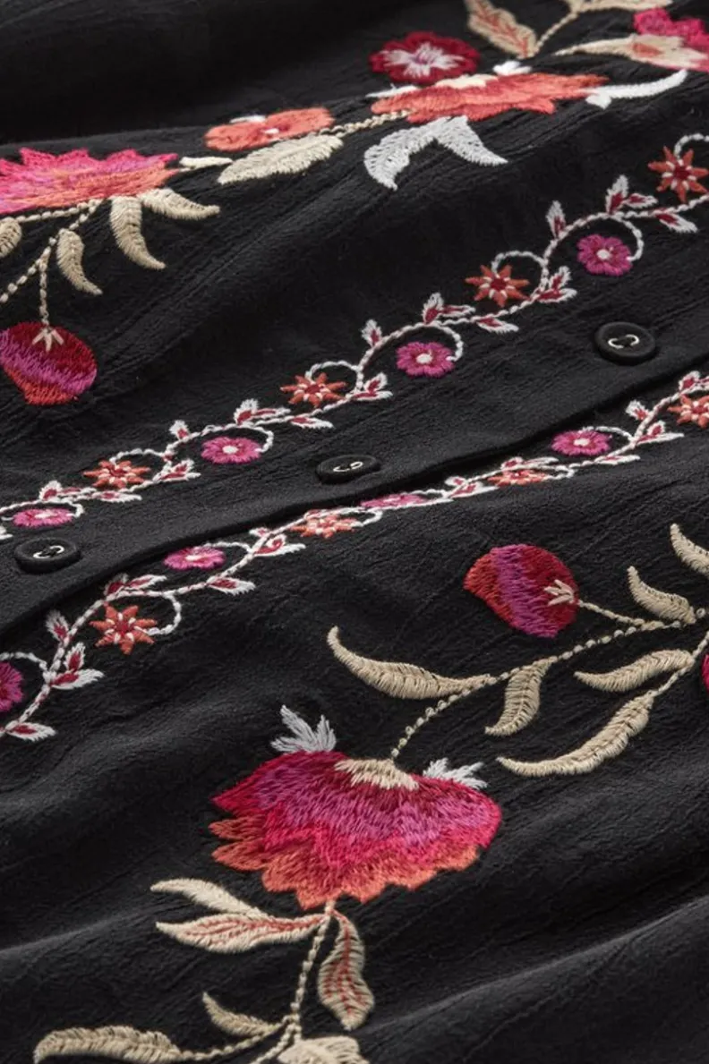 Soft Surroundings Talulla Embroidered Tunic| Tops