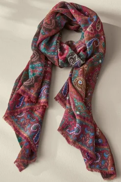 Soft Surroundings Tamara Paisley Scarf| Scarves & Wraps