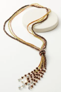 Soft Surroundings Taylor Beaded Tassel Necklace| Jewelry|Necklaces