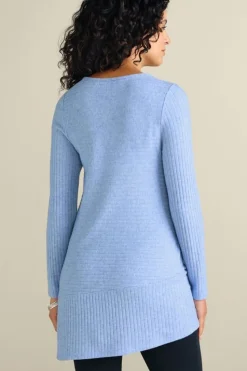 Soft Surroundings Textured Asymmetrical Tunic| Tops