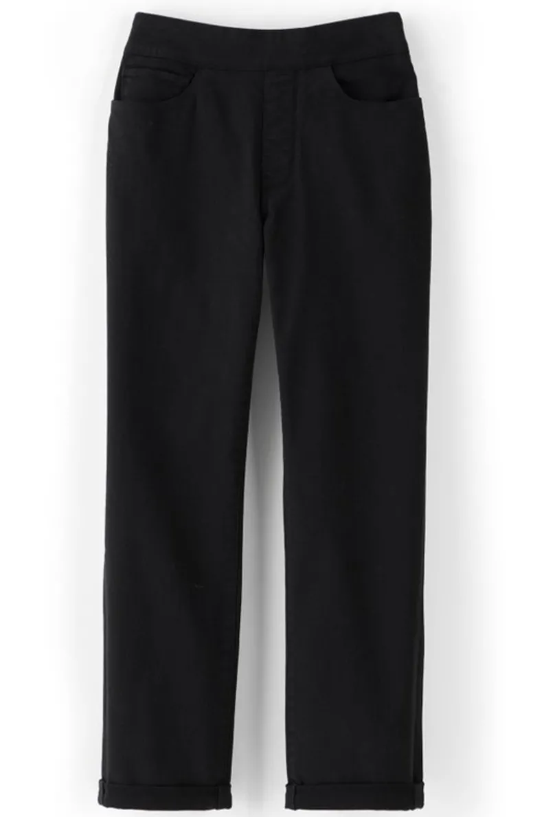 Soft Surroundings The Ultimate Denim Pull-On Crop| Jeans