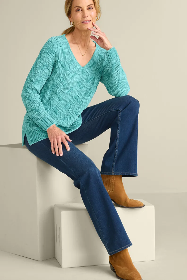 Soft Surroundings Trina Chenille Sweater| Tops|Sweaters & Cardigans