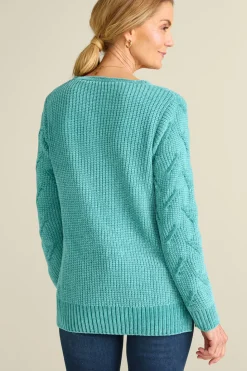 Soft Surroundings Trina Chenille Sweater| Tops|Sweaters & Cardigans